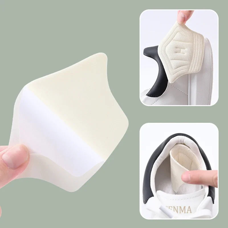 Semelles intérieures Patch coussinets de talon pour chaussures de Sport, autocollant arrière, taille réglable, anti-usure, coussin de pieds, insertion de semelle intérieure, 3 paires/6 pièces