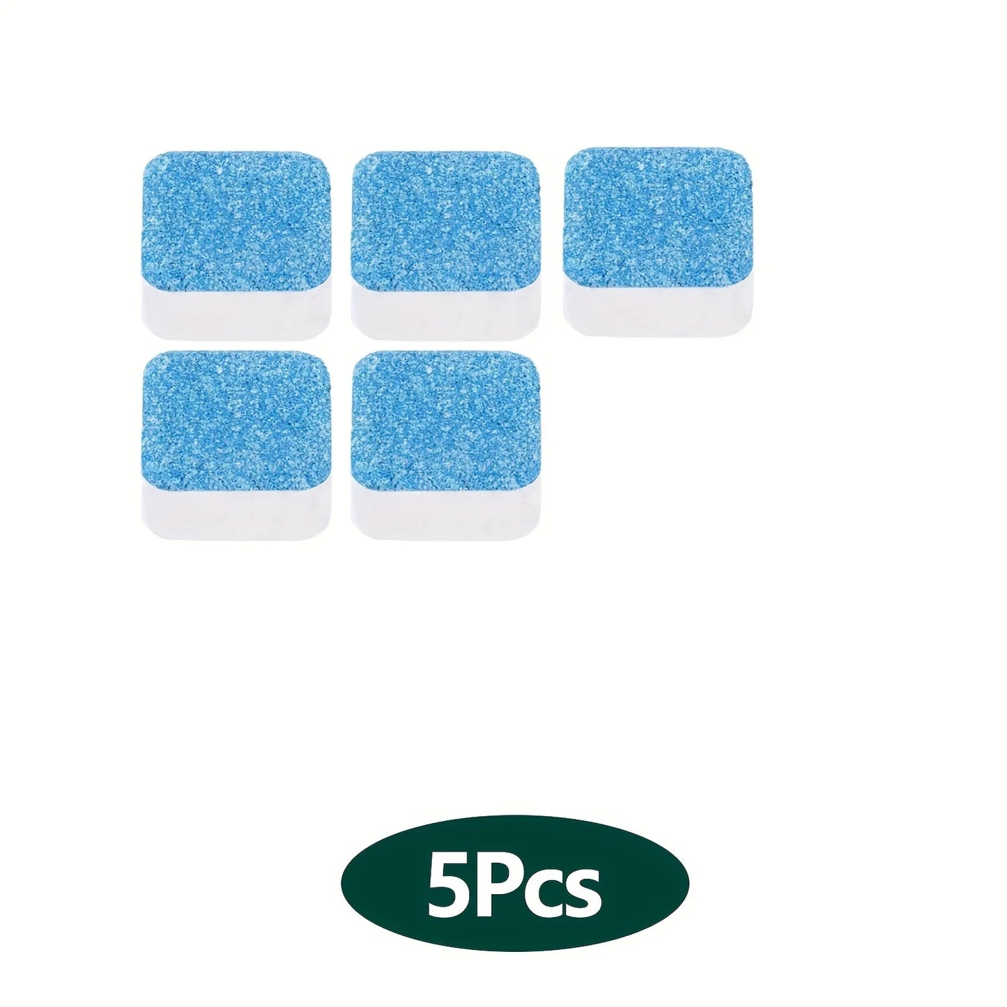 Washing Machine Cleaner Tablets 5/25/35 Units, Lemon Scent, Deep Cleaning, Dirt Remover, Drum & Tub Cleaner for Clean Washing Machines