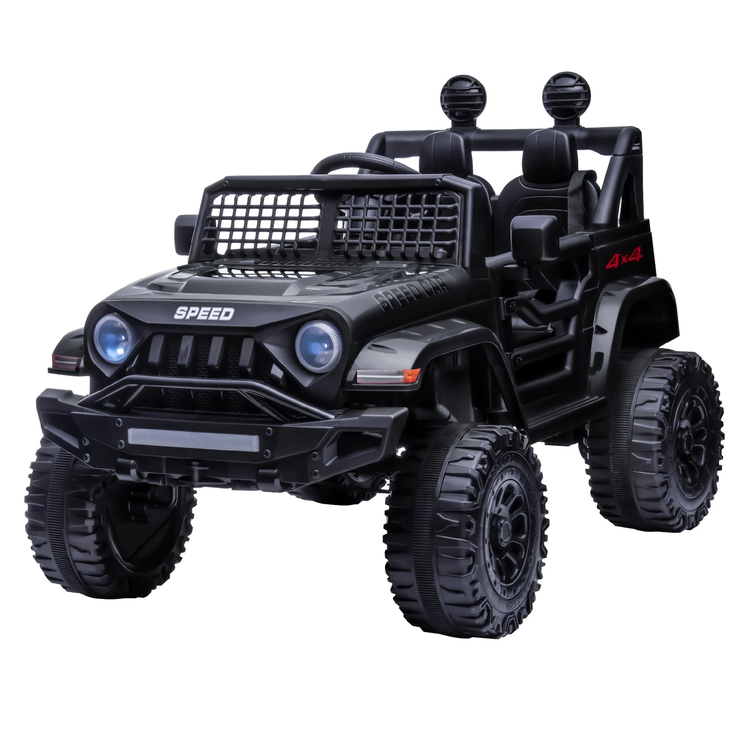 Voiture Électrique 12V Enfants — 3 Vitesses Réglables Bluetooth Télécommande Parent