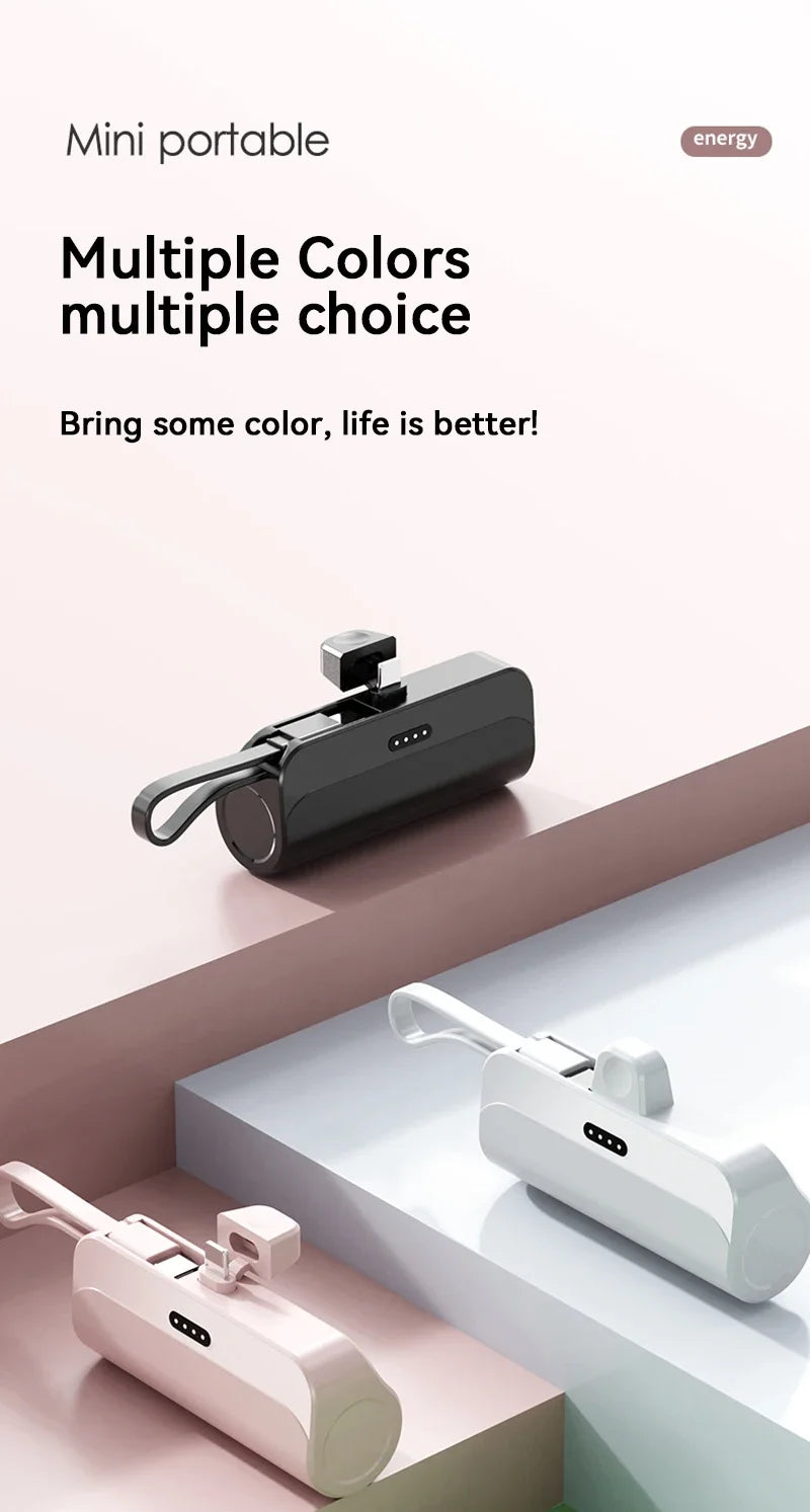 Batterie Externe Capsule 300000mAh — Charge Super Rapide, Portable, Tous Téléphones 2026