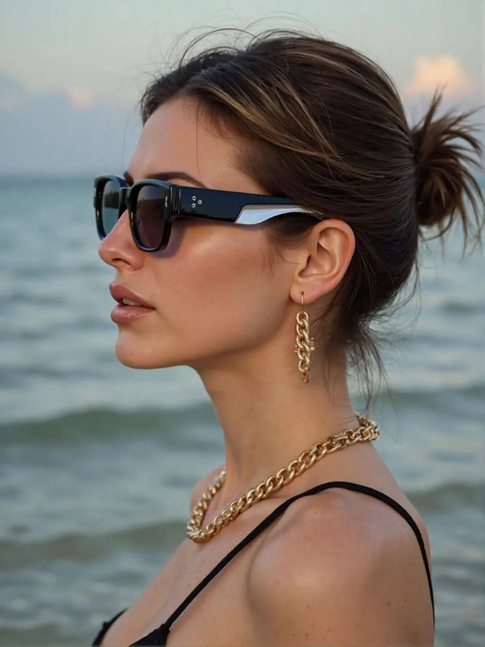 Lunettes de soleil hommes rétro protection solaire — femmes, à la mode, livraison directe, 2025