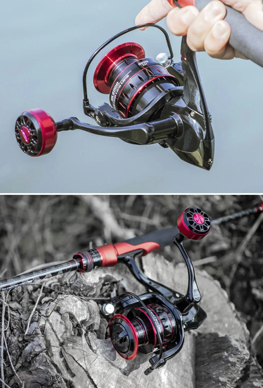 Nouveau traînée maximale 30KG droite/gauche poignée Inter-changeable bobine moulinet de pêche engrenage 5.2:1 rapport haute vitesse moulinet de coulée moulinet