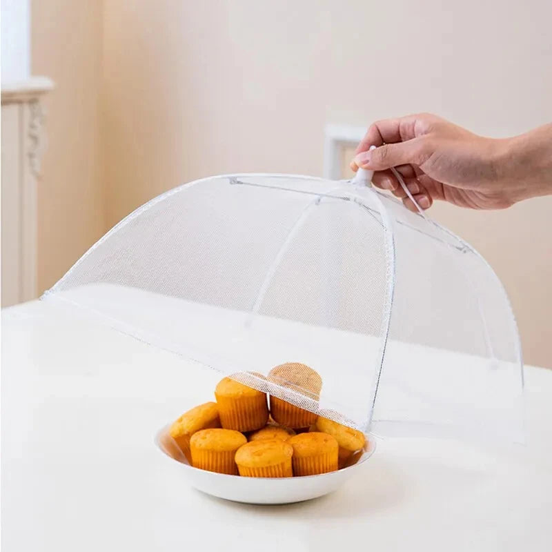 Couverture alimentaire en maille pliable et lavable, couverture de Tables anti-insectes, couvre-vaisselle de protection, accessoires de rangement de cuisine à domicile