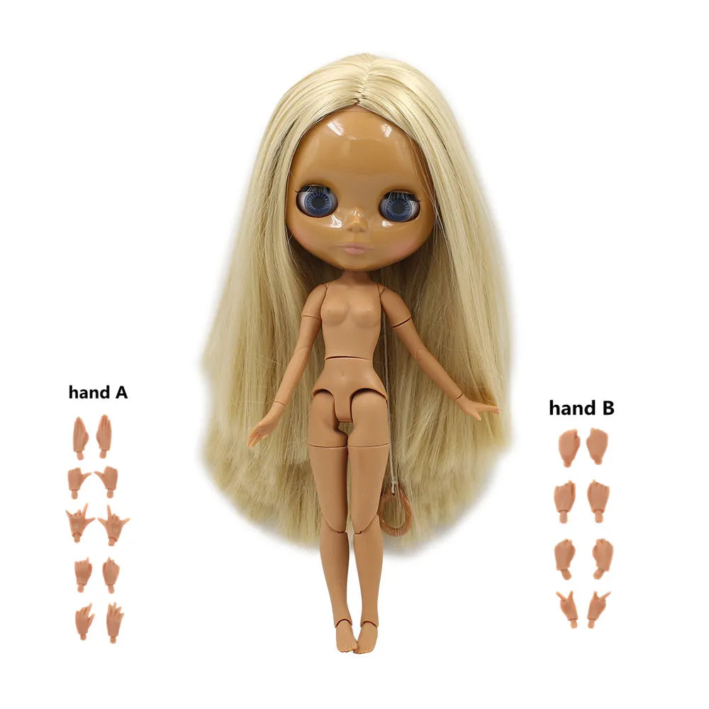 ICY DBS Blyth Muñeca de 1/6 cuerpo articulado DIY BJD juguetes de moda muñecas niña regalo oferta especial en venta con set de manos A y B