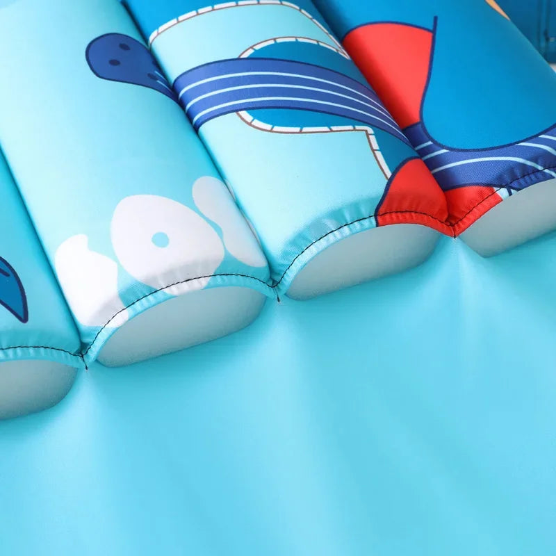 Maillot de Bain Flottabilité Enfant — Dessin Animé, Une Pièce, Protection Anti-Éruption, Garçon & Fille
