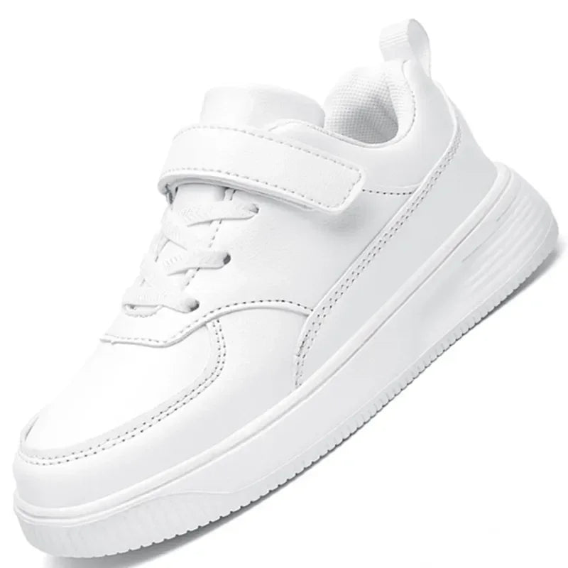 Zapatillas blancas y negras informales para niños, zapatos de moda transpirables para niños, tenis infantil, tenis infantil menino