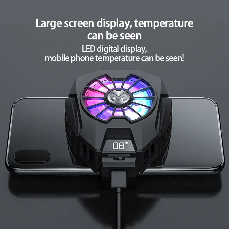Refroidisseur téléphone clip arrière — gaming, accessoire, dissipateur de chaleur
