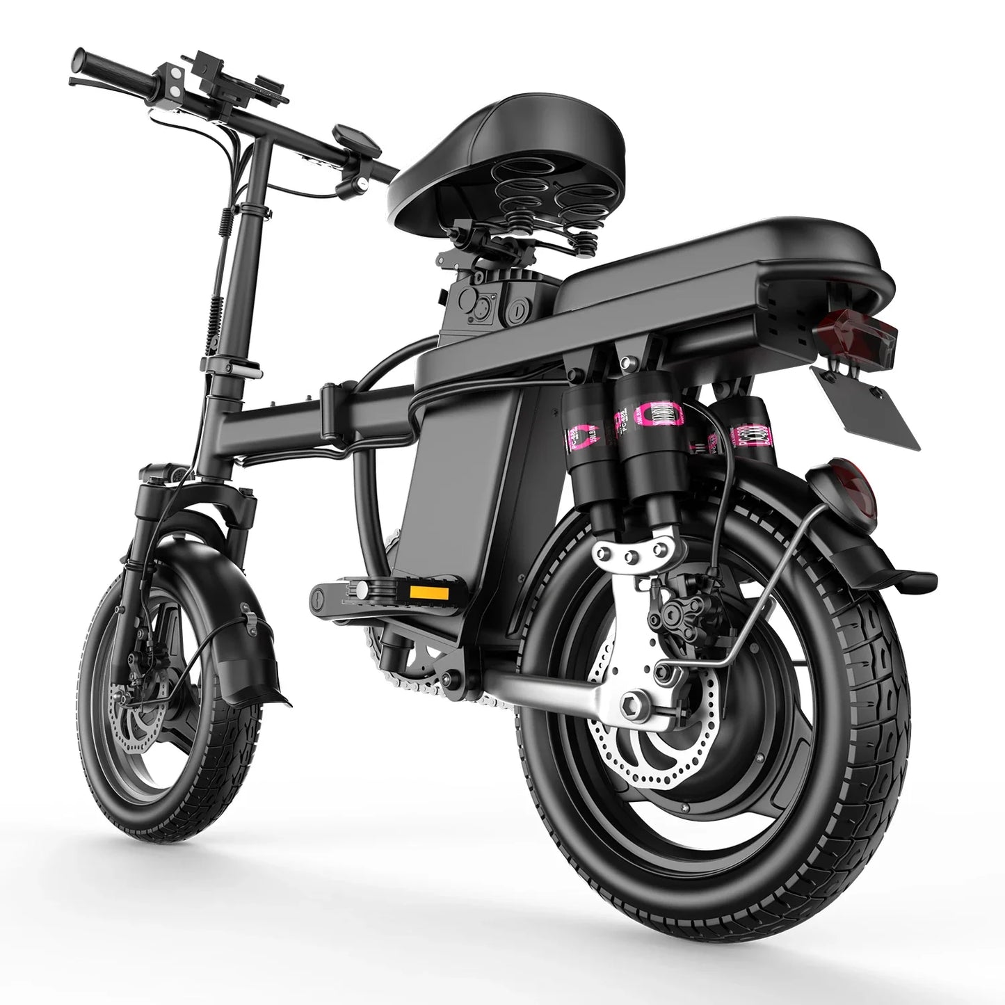 Bicicleta eléctrica 2025 último modelo F9 500W 48V 13AH plegable 14 pulgadas neumáticos bicicleta eléctrica urbana bicicleta eléctrica nieve