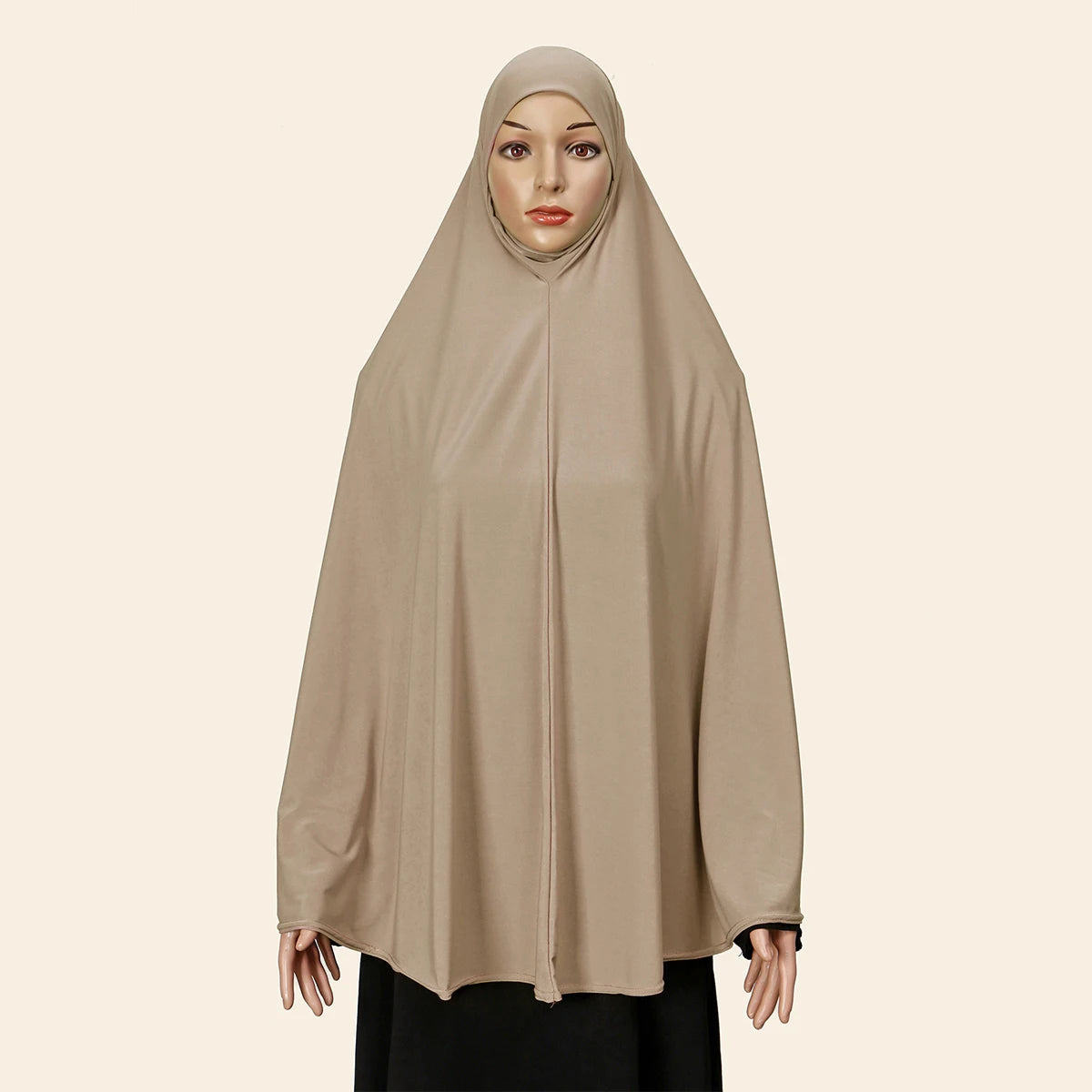 Abayas pour femmes musulmanes, couverture complète, Hijab intérieur en coton de qualité supérieure, Hijab en chanvre, robe de prière du Ramadan