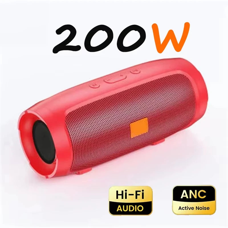 Haut-parleur Bluetooth portable — double stéréo, USB, TF, FM, subwoofer, extérieur