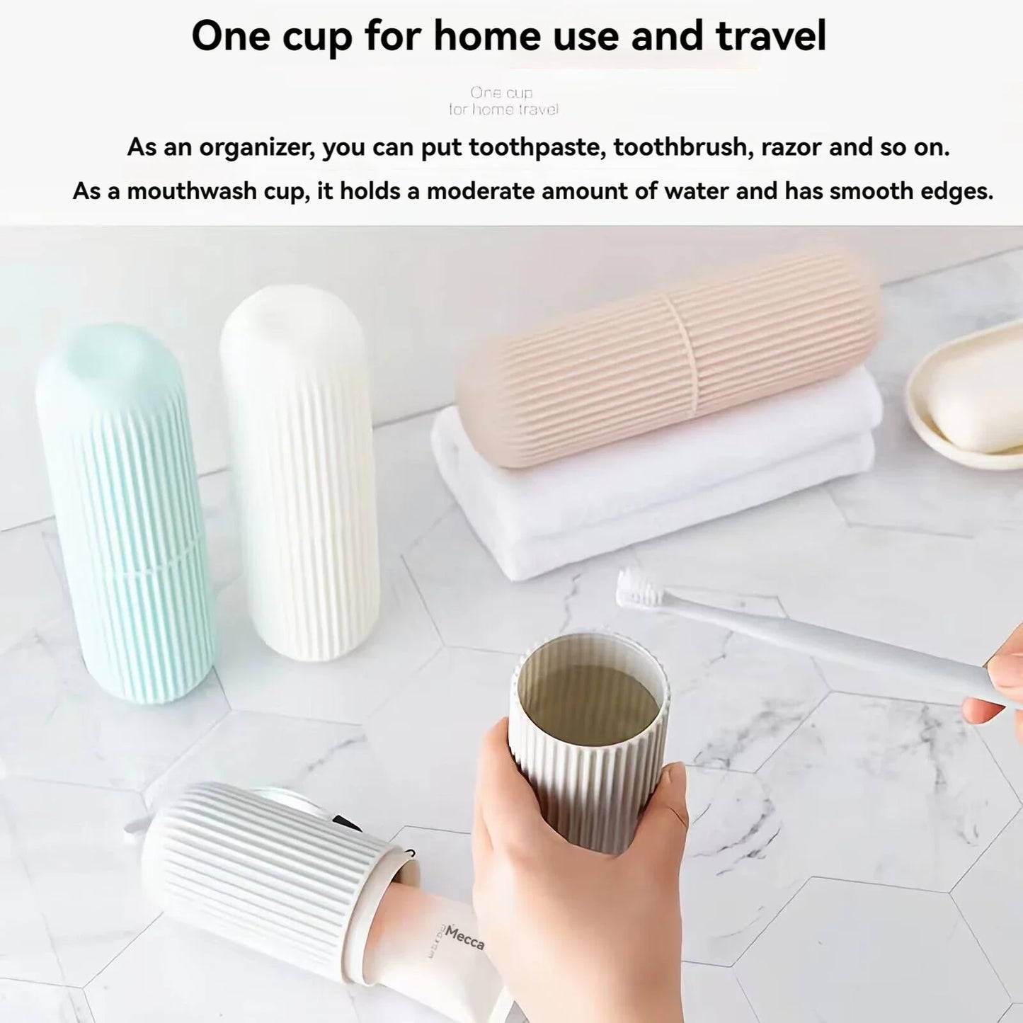 Estuche protector portátil para cepillo de dientes y pasta dental, soporte de viaje, caja de almacenamiento para acampar, protege el cepillo de dientes y la pasta dental de la suciedad y los daños