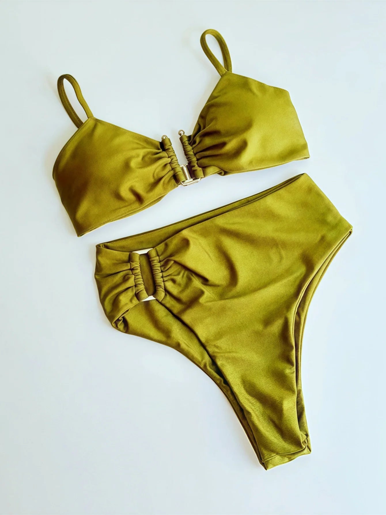 Bikini bandeau push-up pour femme 2026, maillot de bain sexy, ensemble bikini brésilien, string, maillot de bain uni, tenue de plage
