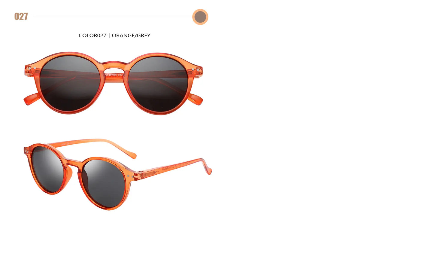 Lunettes de soleil polarisées circulaires rétro 2026 — petites rondes, UV400, vintage, hommes femmes