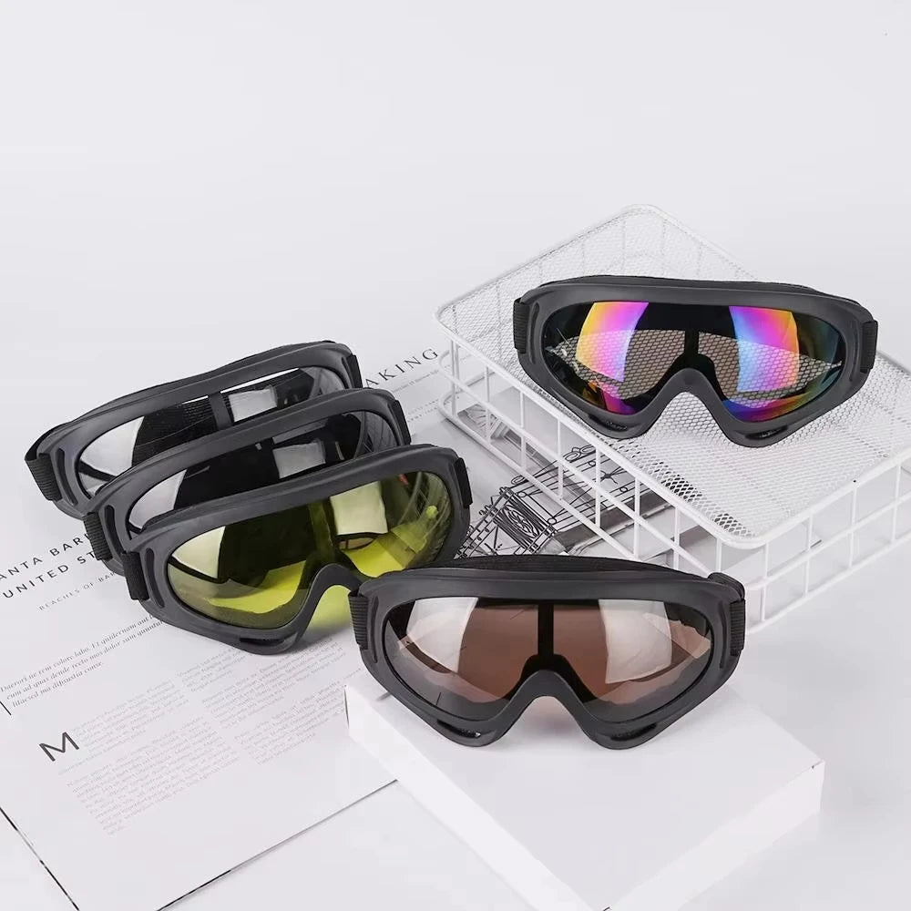 Lunettes de Cyclisme & Motocross — Masque Sport, Ski, Protection UV, Coupe-Vent, Unisexe