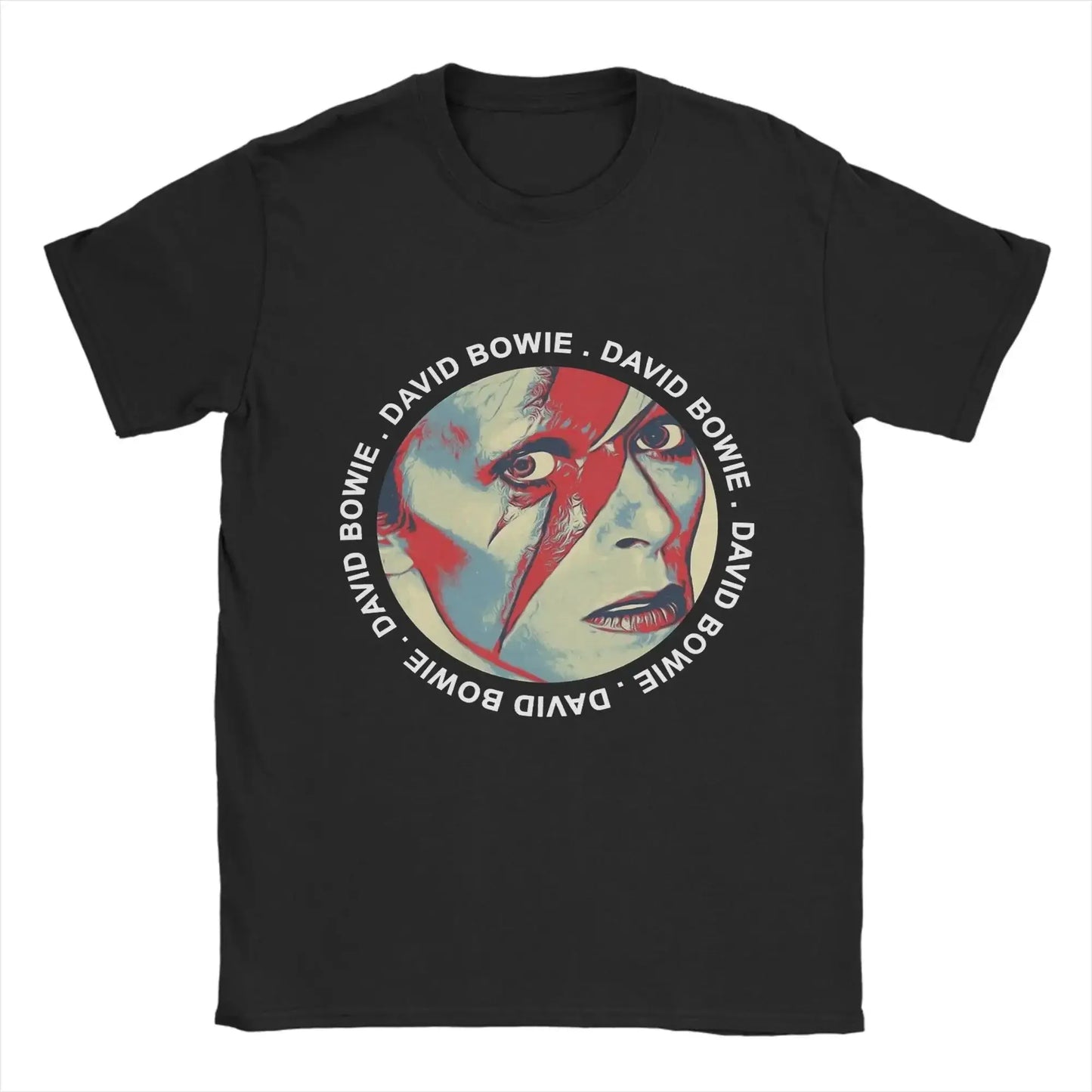 Camiseta informal D-Davids Bowied de cuello redondo, estampada, extragrande, estilo gótico, de algodón, nueva colección