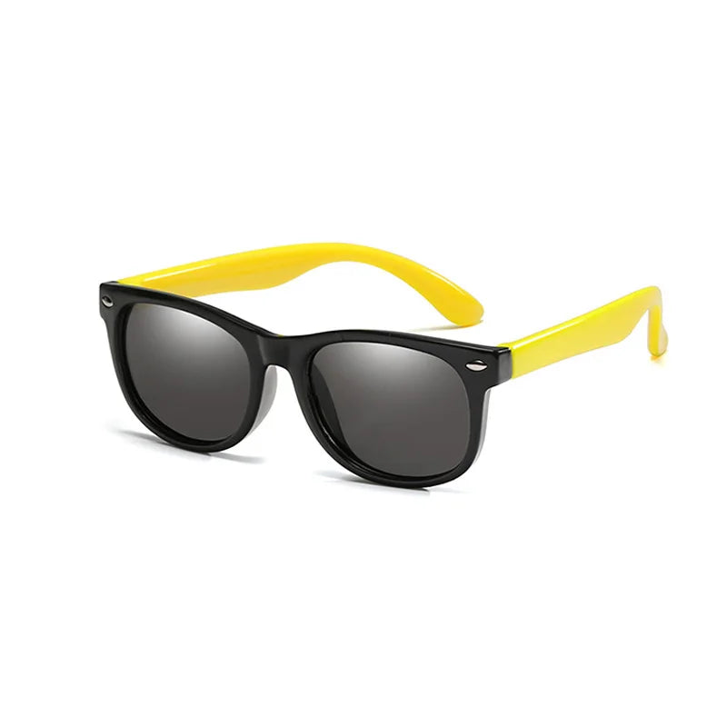 RUISIMO Gafas de sol polarizadas TR90 para niños y niñas, gafas de sol de silicona, gafas de seguridad, regalo para niños, bebés, gafas UV400