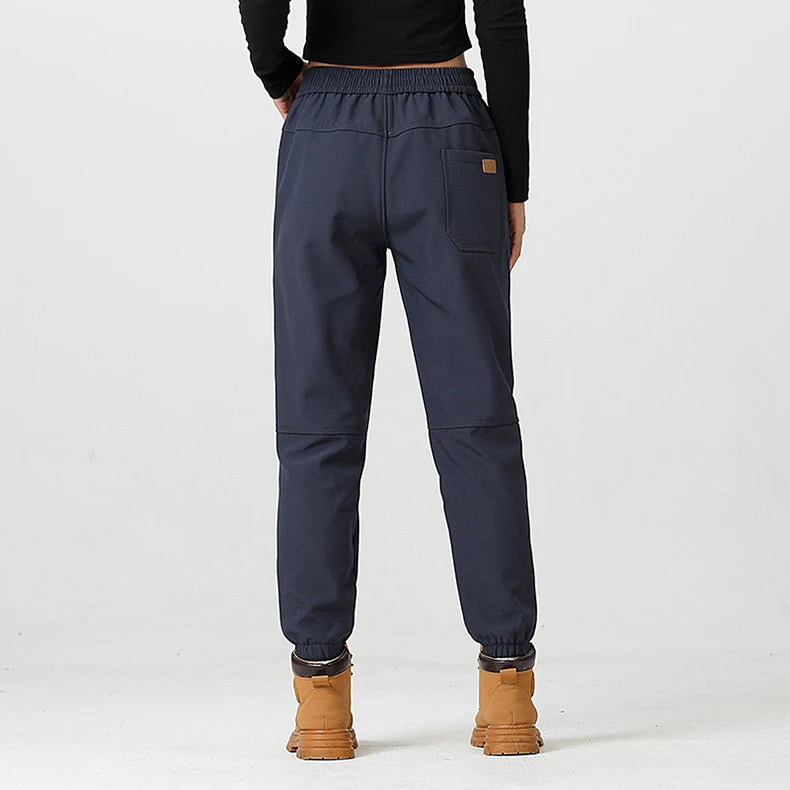 LNGXO hiver épais polaire pantalon hommes femmes imperméable coupe-vent chaud survêtement pantalon unisexe randonnée Camping escalade ski pantalon