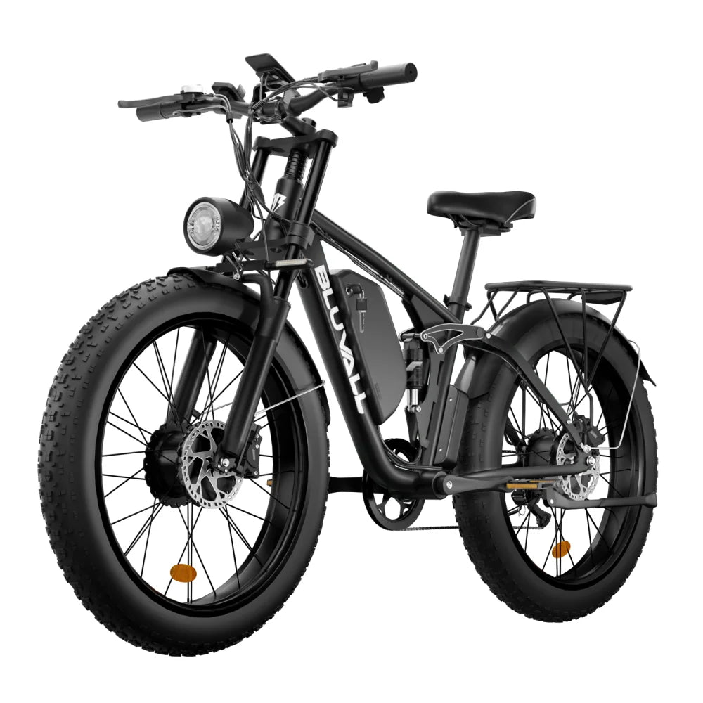 Vélo Électrique Tout-Terrain 2000W 52V 22,4Ah — Pneus Larges Étanche Neige Plage