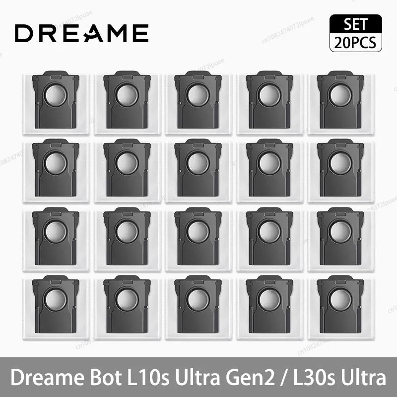 Dreame - Accesorios para robot aspirador L10s Ultra Gen2/L30s Ultra, cepillo lateral principal, paño de mopa, filtro Hepa, bolsa de polvo, piezas de repuesto
