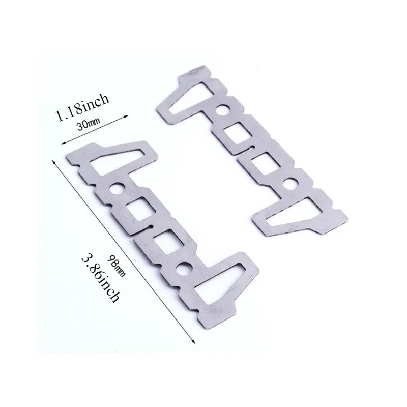 Une paire de réchaud à alcool de Camping, Support croisé, Support de chaudière en titane, outils portables, thermostabilité, carte de voyage en plein air, Support de four