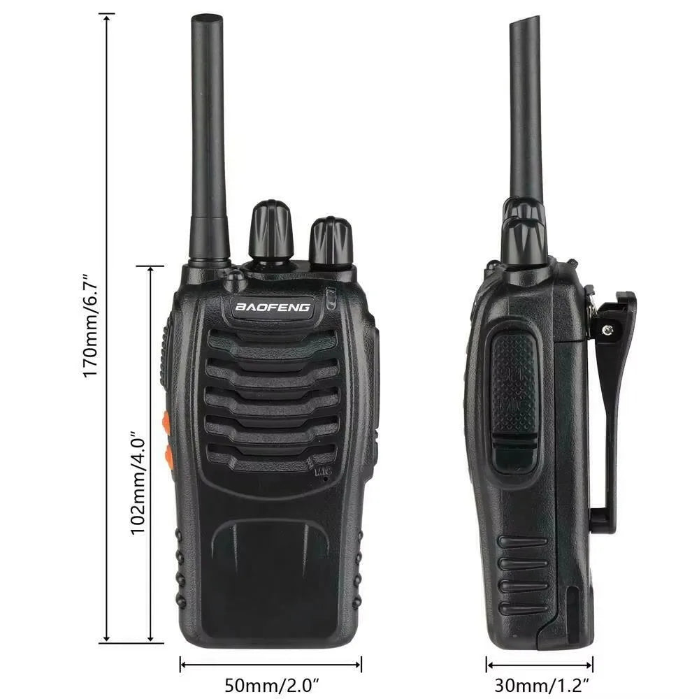 Fabricant Original Baofeng 2 4 6 Pack BF - 88E 5W talkie-walkie 10KM communication longue distance ultra-longue veille voyage sur route