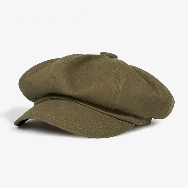Men's Women's Beret Fashion Spring Summer Versatile Classic Painter Cap Elegant Retro Octagonal Hat Men Women Teen Sun Hat