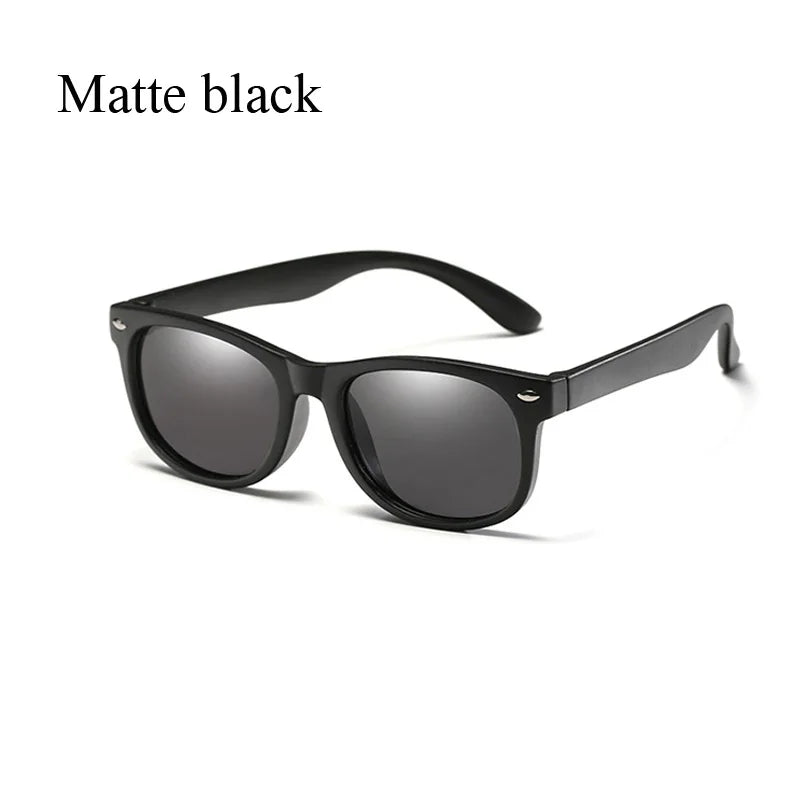 RUISIMO Gafas de sol polarizadas TR90 para niños y niñas, gafas de sol de silicona, gafas de seguridad, regalo para niños, bebés, gafas UV400