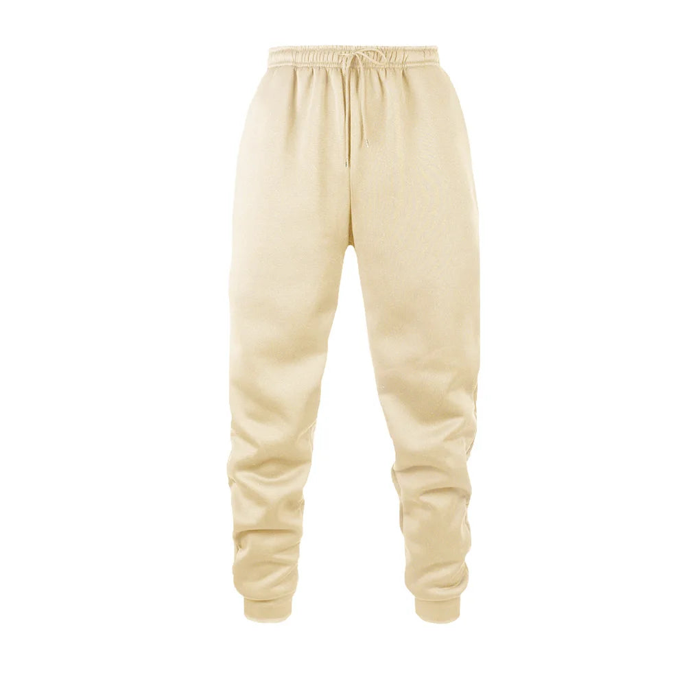 Pantalons de Jogging pour hommes pantalons de sport pantalons de course de Fitness pantalons de survêtement de couleur unie pantalons de maison faciles à assortir