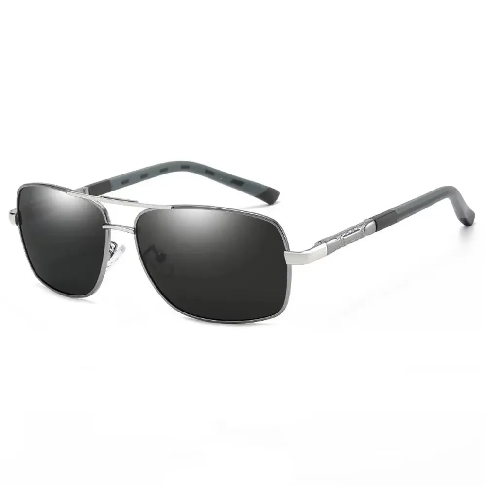 Lunettes de Soleil Femme Polarisées Dégradé — Lentille Carrée, Rétro, Conduite