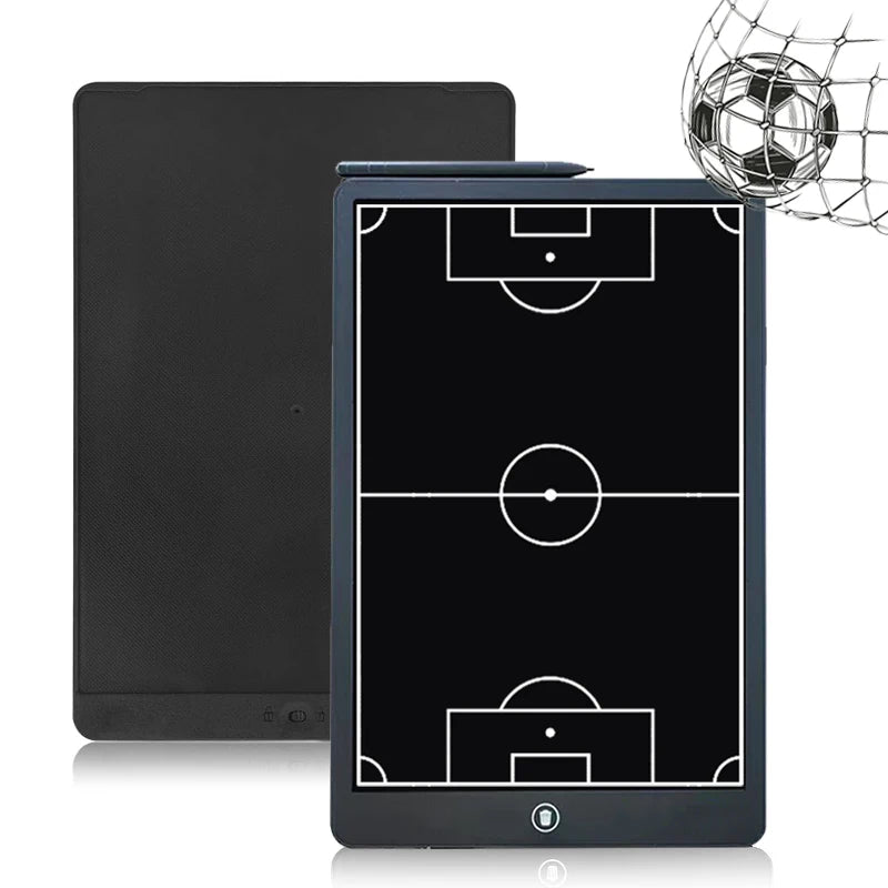 Tableau Tactique Football LCD Portable — 8,5 ou 16 Pouces, Stratégie Entraîneur & Cadeau Sport