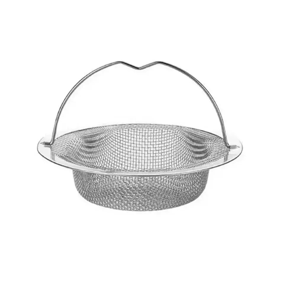 Filtro de fregadero de cocina de acero inoxidable, recogedor de residuos de alimentos/cabello, mantenga su bañera limpia, 1 pieza