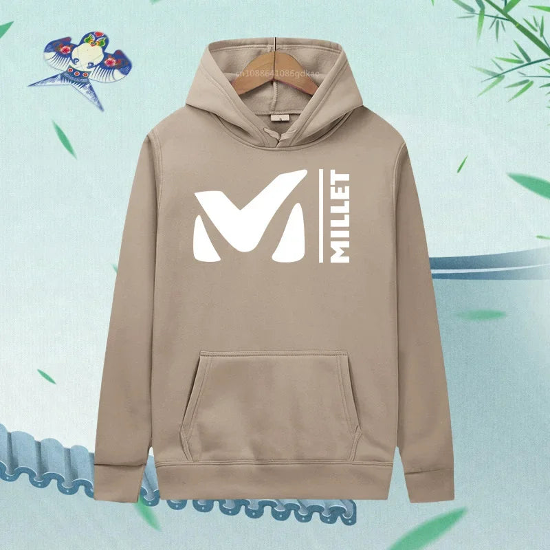 Men's Hoodie Women's Fashion Letter Graphic Print Loose Casual Harajuku Pullover Hoodie Clothes