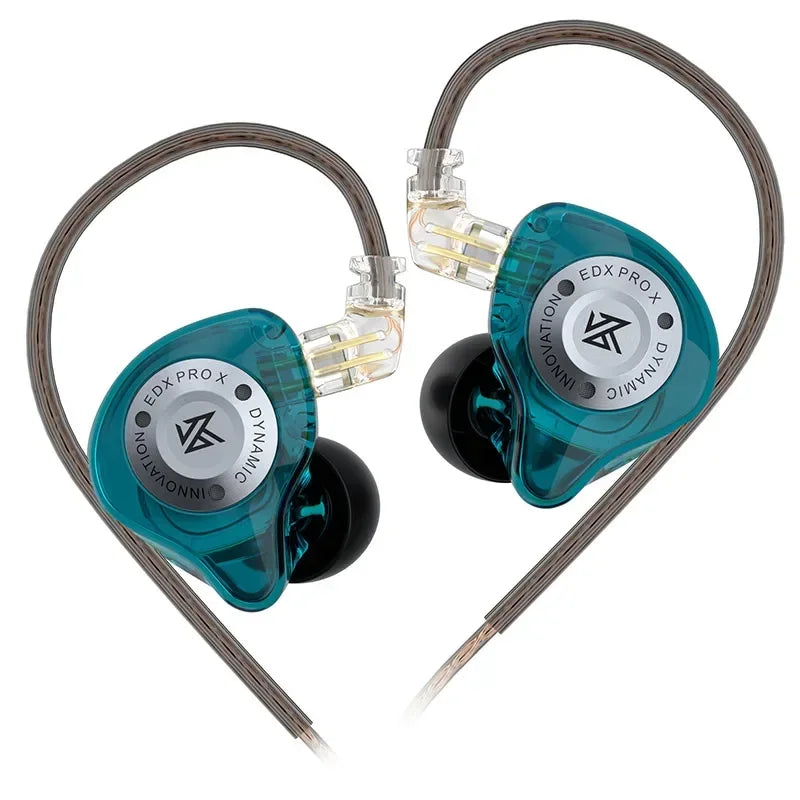 KZ EDX PRO X Auriculares HIFI de bajos dinámicos, audífonos deportivos con cancelación de ruido, cable de 2 pines KZ ZSTX ZSN PRO X EDC EDA ZVX