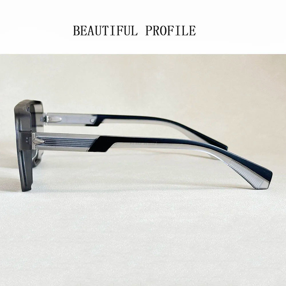 Gafas de sol cuadradas para hombre, de moda, vintage, para mujer, 2025, Gafas de Sol Hombre, Lunettes Soleil Femme, envío directo