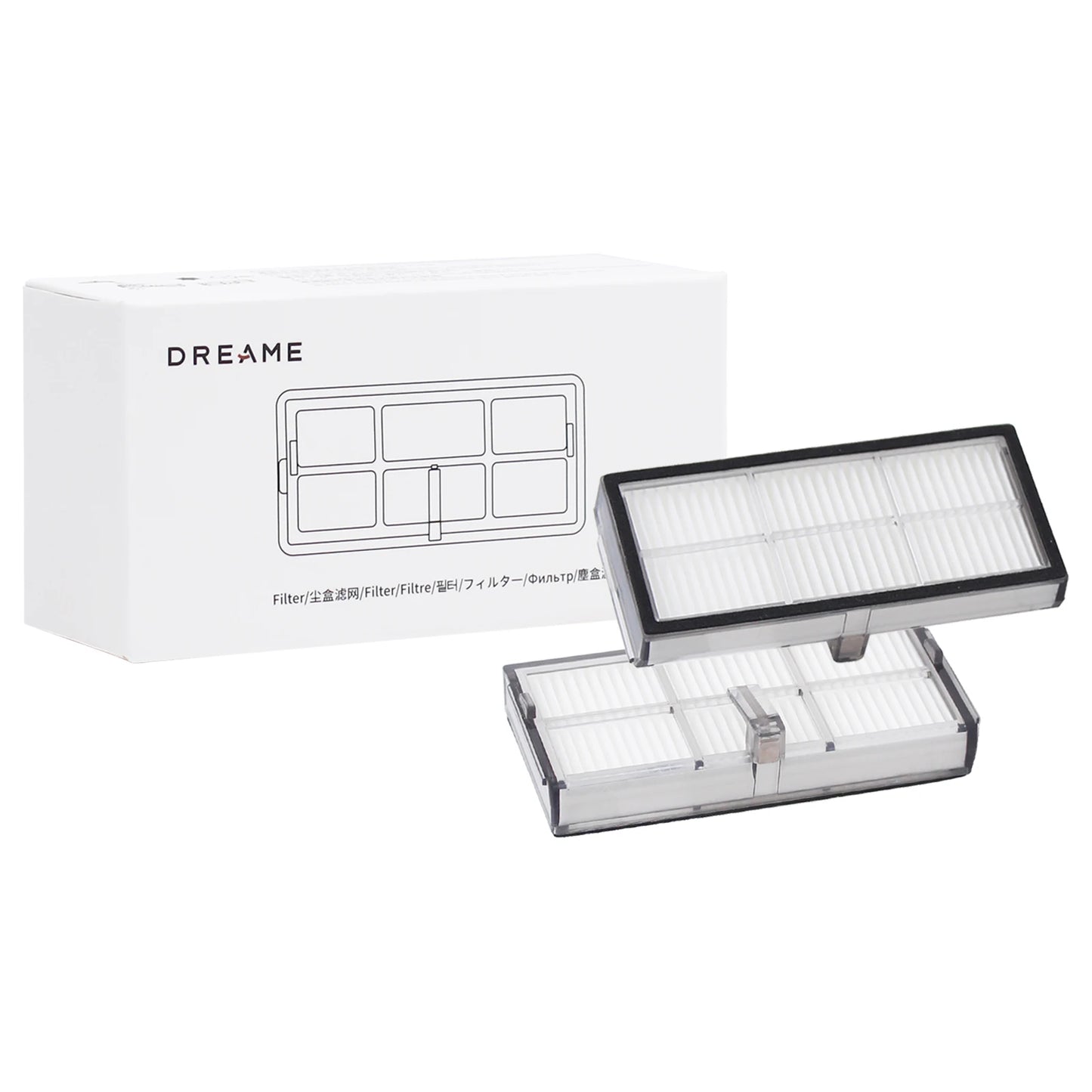 【Opcional】 Accesorios originales para robot aspirador Dreame X40 Ultra, cepillo principal, filtro, bolsa de polvo, paño de mopa, cepillo lateral.