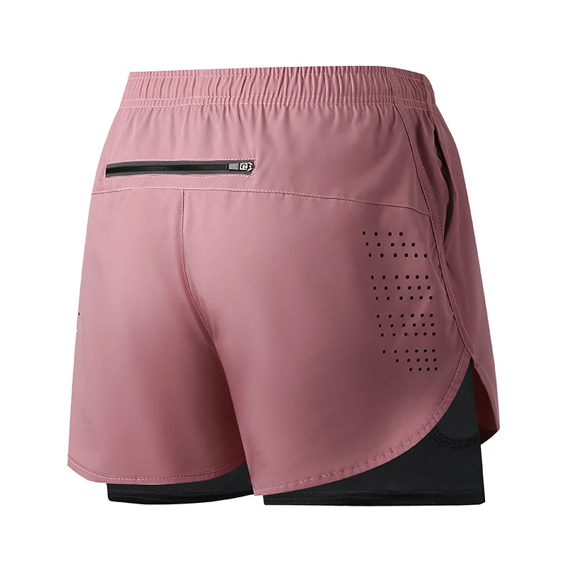 Short de course pour hommes, séchage rapide, Fitness, noir, Double couche, nouveau Sport, entraînement, musculation, pantalon court