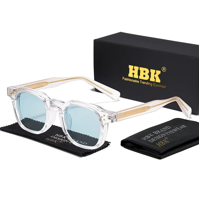 Lunettes de soleil carrées rétro punk — hommes et femmes, plage, conduite, UV400