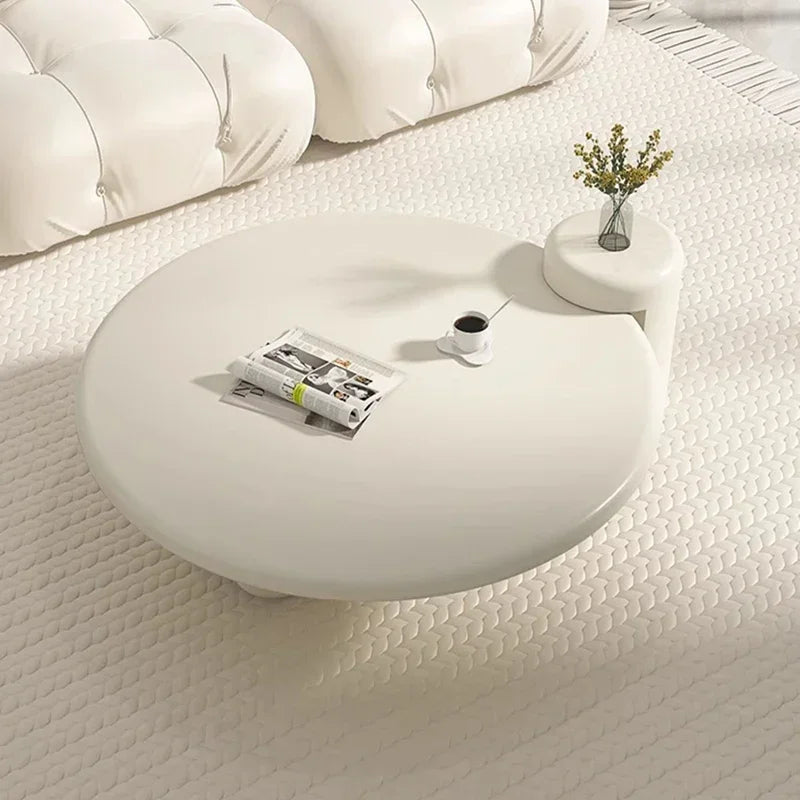 Lámparas modernas redondas simples nórdicas de mesa, inteligentes, glamurosas, de diseño prémium, mesas bajas, pequeñas, blancas, bonitas, mesa de centro, muebles