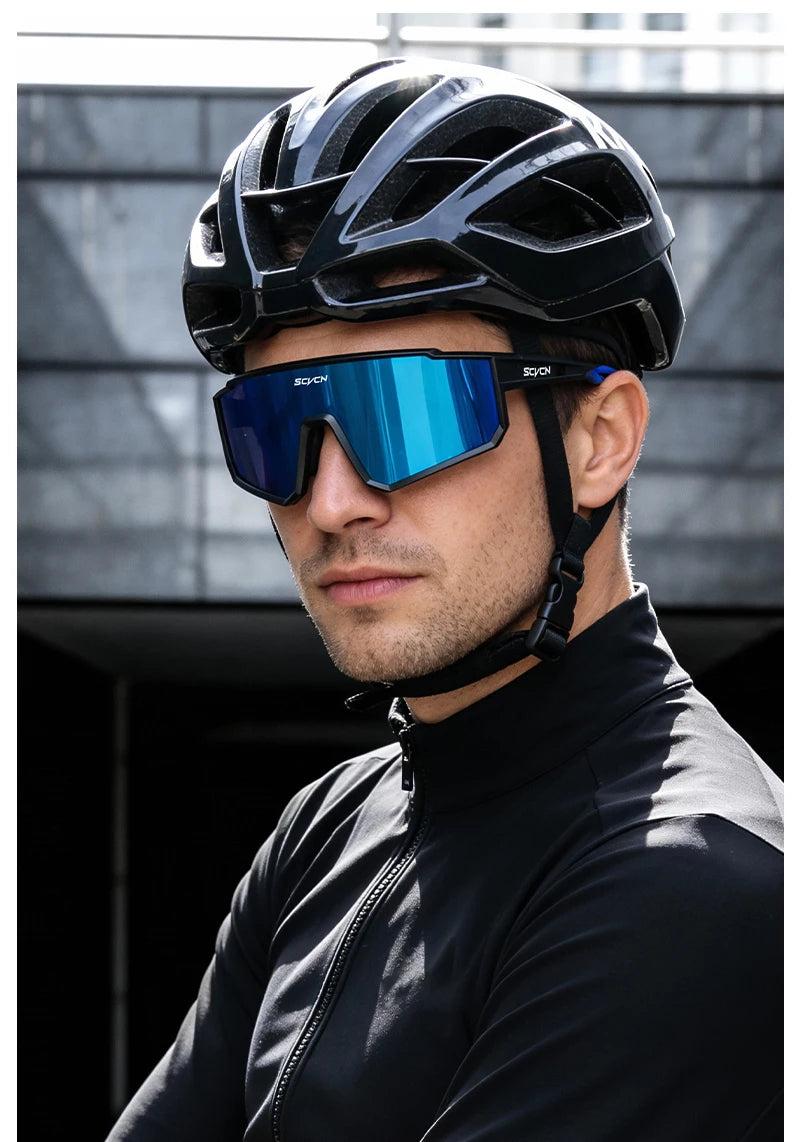 Lunettes de vélo de route et VTT UV400 — sport montagne, protection, hommes et femmes