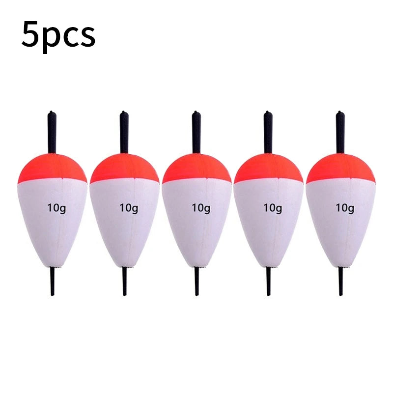 5 piezas flotadores de pesca de espuma EVA flotadores de pescado cebo boyas de pesca 2g/3g/5g/10g/15g/20g/35g/40g/60g boya Flotador accesorios de pesca