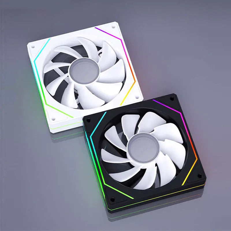 UPSIREN UF-1 PRISM 4 PRO ventilateur de châssis d'ordinateur 12 cm ARGB 4 broches PWM ventilateur de refroidissement silencieux 12 V grand Volume d'air 45.2CFM/600-1500 tr/min