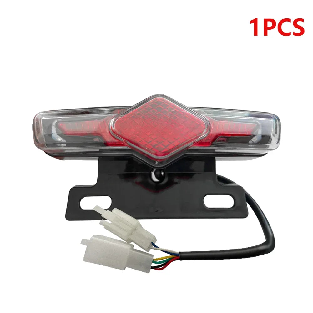 Waterproof LED Headlight for Electric Bicycle, Turn Signals, Taillight, 36V, 48V, 60V