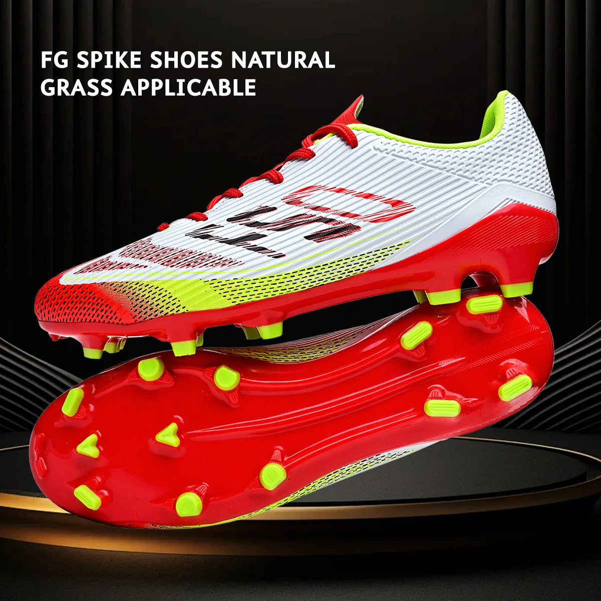 Chaussures de Football AG/FG Crampons Longs TPU — Antidérapantes Unisexe