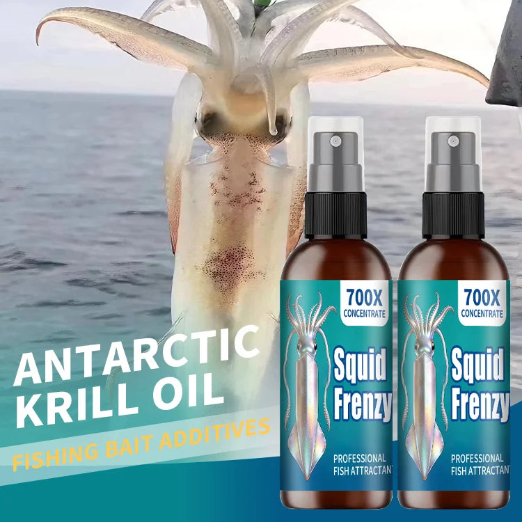 Liquide de pêche multi-effet de calmar, spécialement conçu, stimule rapidement le calmar de la faim, liquide de pêche professionnel, attractif de calmar
