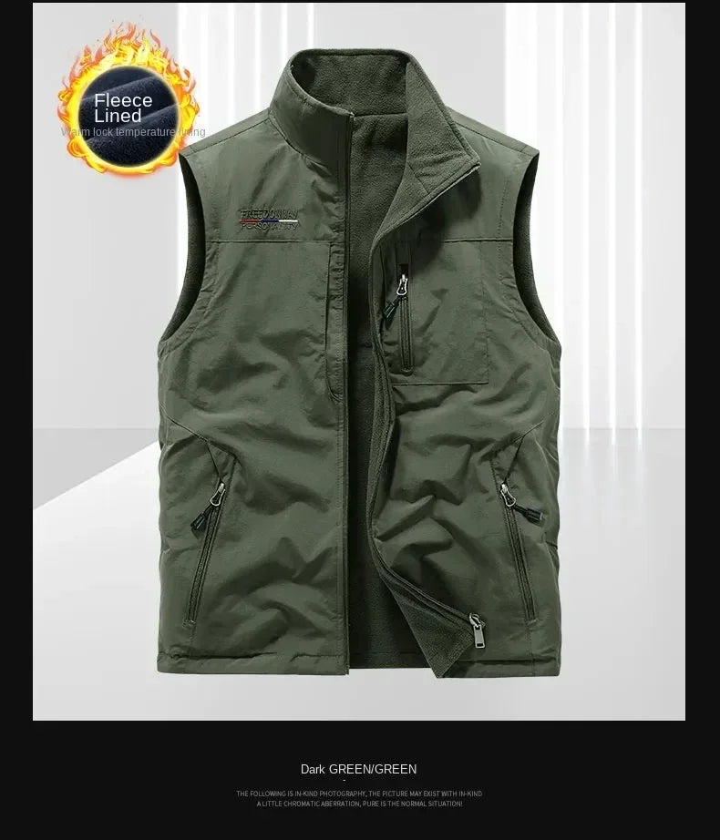 Chaqueta de senderismo para hombre, abrigo térmico, cálido, informal, metropolitano, glaMan, ropa térmica de lujo, talla grande, moda, invierno
