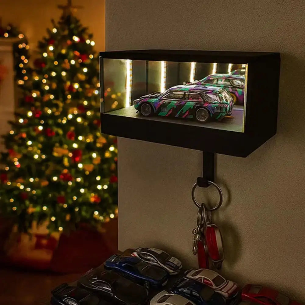 Porte-clés de voiture mural imprimé en 3D, avec crochet de Garage, porte-clés de Garage infini drôle, support de rangement de clés de voiture, organisateur de clés de voiture