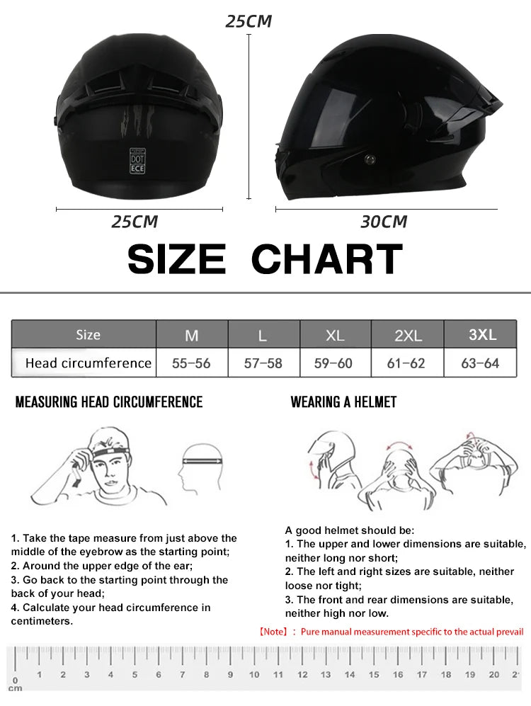 Casque moto quatre saisons Motocross modulaire rabattable — hommes, femmes, tout-terrain