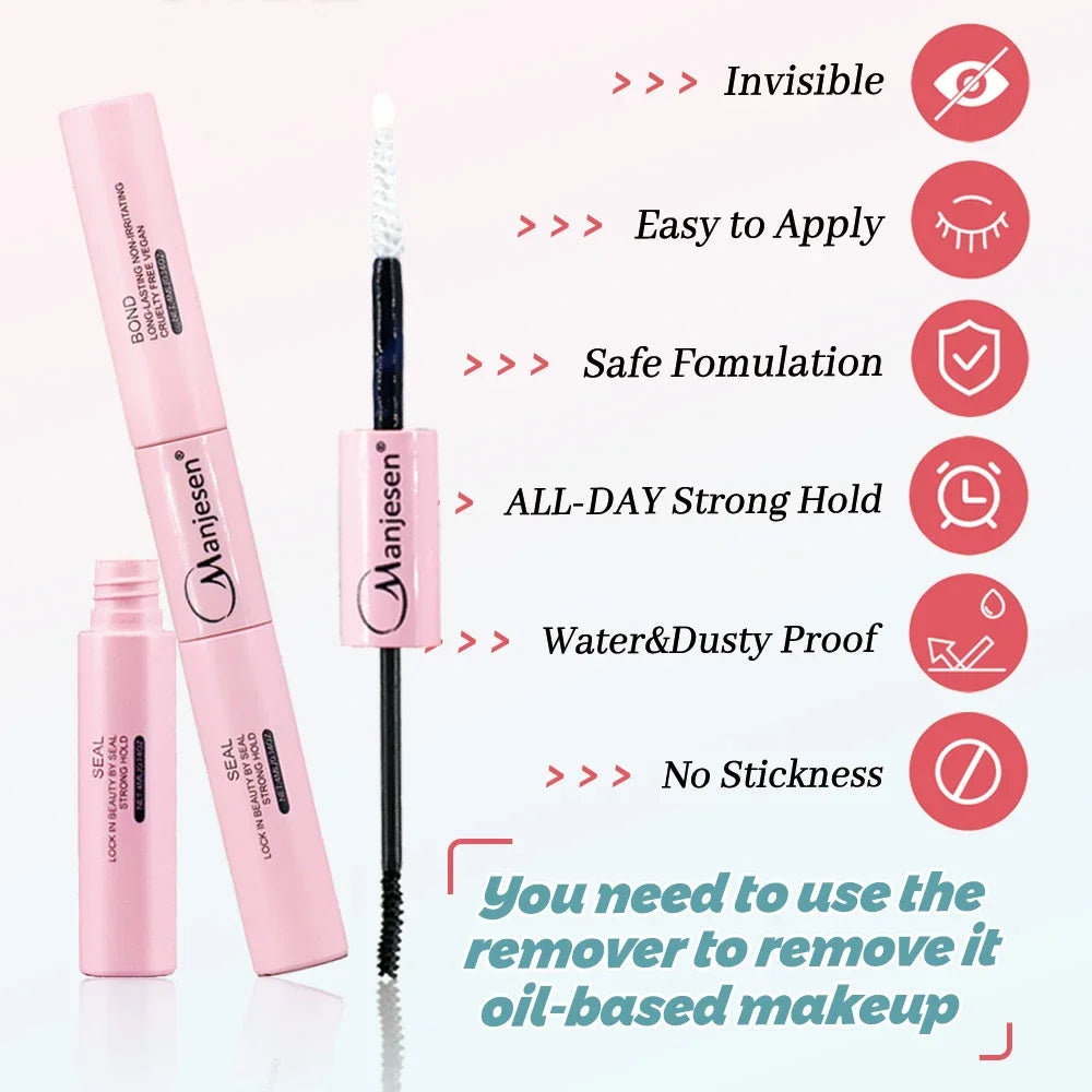 Kit de extensión de pestañas DIY, grupos de pestañas, unión y sellado de pestañas, herramientas de maquillaje para pegar pestañas, accesorios de pegamento, 200 piezas