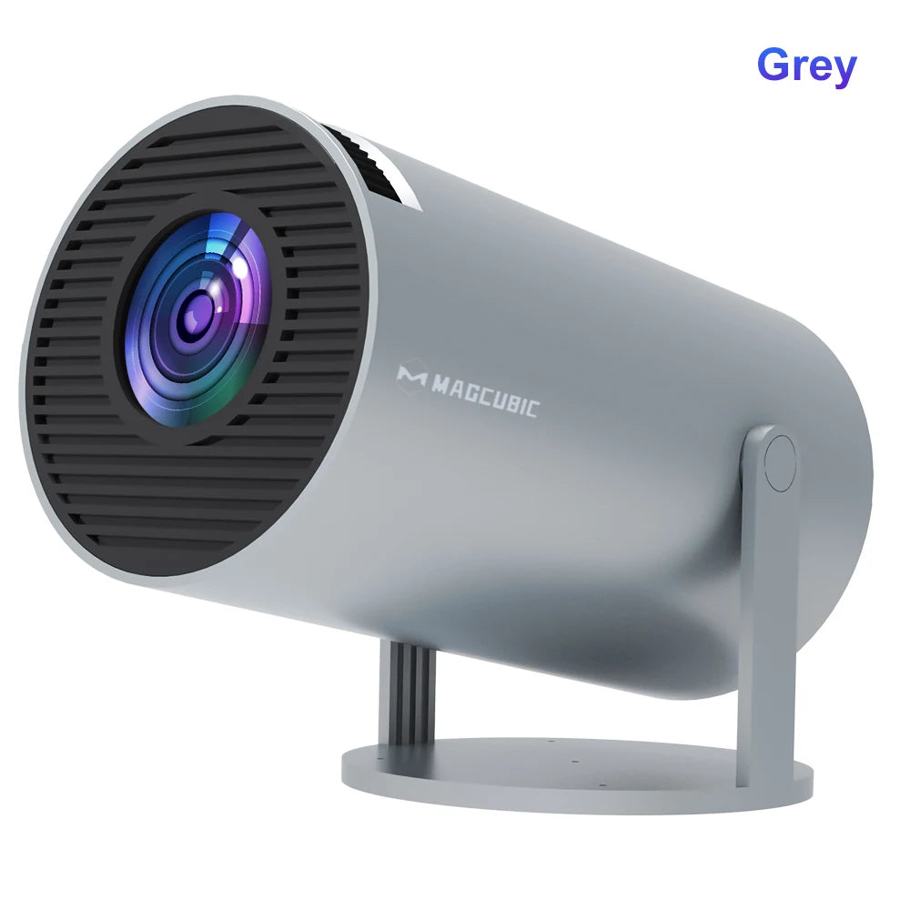 Projecteur 8K Android 14 — double WiFi6, 290 ANSI, BT5.4, 720P, cinéma maison extérieur portable