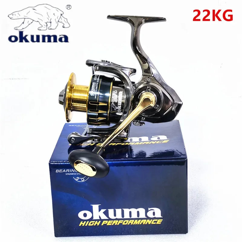 Moulinet de Pêche Okuma — Roue Haute Performance